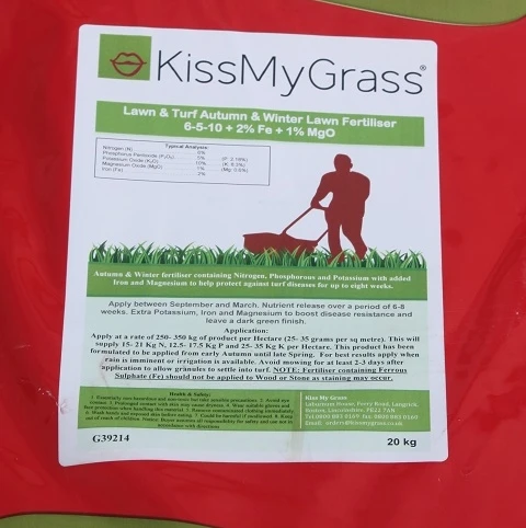 KissMyGrass Autumn & Winter Lawn Fertiliser 6.5.10 + Fe + Mg - Image 6